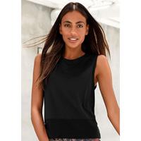 LASCANA ACTIVE Shirttop Tops schwarz Damen 