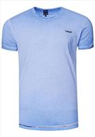 Rusty Neal RustyNeal - Heren T-shirt - Shirt - Blauw - Opdruk