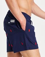 Zwembroek Polo Ralph Lauren MAILLOT SHORT DE BAIN IMPRIME BRODERIE PONY PLAYER CORDON DE SER