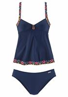 Lascana Tankini met ingebouwde softcups, verstelbare bandjes