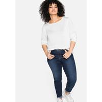 Sheego Jeggings Jeanshosen dark blue denim Damen 