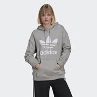 adidasBluseTREFOILHOODIE304MEDIUMGREYHEATHER/WHITE–