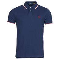 Polo Shirt Korte Mouw Polo Ralph Lauren POLO COUPE DROITE EN COTON BASIC MESH COL RAYE