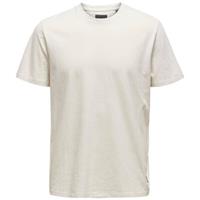 Only & Sons Männer T-Shirt onsMillenium Life Reg Washed Noos in weiß