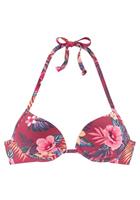 s.Oliver RED LABEL Beachwear Push-upbikinitop MARIKA gedessineerd