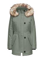 Only Lange Parka Dames Green