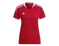 adidas - Tiro 21 Training Jersey Women - Rood Voetbalshirt