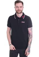 Lonsdale - Lion Black/Dark Red/White - Polos