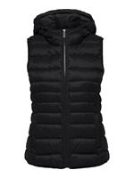 Only Gewatteerd Gilet Dames Zwart