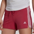 adidas Essentials 3S Slim Shorts Women pink/weiss Größe XS