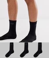 New Balance Set van 3 sokken in zwart-Wit