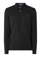Polo Shirt Lange Mouw Polo Ralph Lauren POLO AJUSTE DROIT EN COTON BASIC MESH LOGO PONY PLAYER