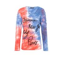 CIPO & BAXX Langarmshirt Langarmshirts blau Damen 