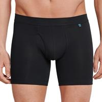 Schiesser - Long Life Cotton - Cyclist Short - zwart