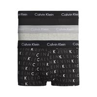 Calvin Klein 3p Low R Trunk - Cotton Stretch