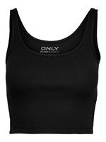 Only Frauen Tank Tops Nessa Life in schwarz