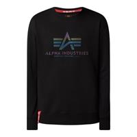 Alpha Industries Regenboogprint Crewneck Sweatshirt - Zwart