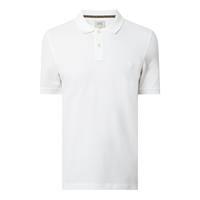 Camel Active: Poloshirt im Used-Look, kurzarm Weiß