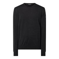 Maerz muenchen Gebreide pullover van scheerwol met ronde hals