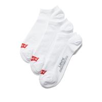 Levi's LEVIS LEVI´S Unisex 3er Pack Sportsocken - Low Cut BATWING, Logo, einfarbig Socken weiß 