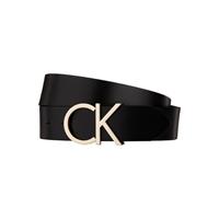 Calvin Klein Leren riem CK ADJ.LOGO BELT 3.5CM