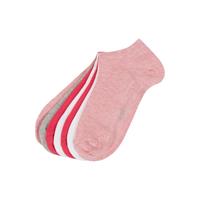 camano Sneakersocken ca-soft 7er Pack Bund ohne Gummidruck, pink melange