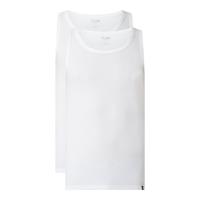 Regular fit tanktop van katoen in een set van 2 stuks