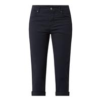 ANGELS Slim-fit-Jeans Capri-Jeans Cici TU Tape mit breitem Bund mit Label-Applikationen