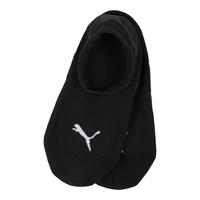 PUMA Unisex Füßlinge, 2er Pack - Footie, Hight-Cut, Sneaker-Socken, unifarben Sneakersocken schwarz 