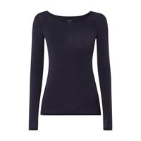 Marc Cain Rundhals T-Shirt blau Damen 