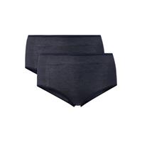 Schiesser Midislip set van 2 nachtblauw-wit gestreept - Modal Essentials 