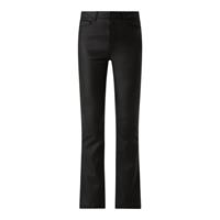 Noisy may Imitatieleren broek NMSALLIE HW FLARE COATED PANTS NOOS