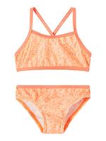 Gedessineerde Bikini Dames Oranje