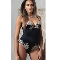 AMBRA lingerie Titanium Body met BH Blauw 2438