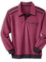 Your Look... for less! Heren Sweatshirt bordeaux Größe