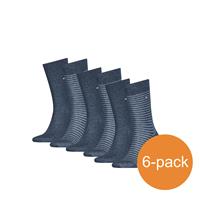 Tommy Hilfiger Sokken Heren 6-pack Small Stripe Jeans