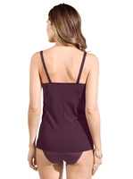 Dames Slip aubergine