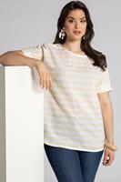 Grote Maten blouseshirt, Dames, geel, 