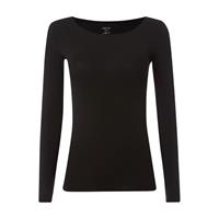 Marc Cain Rundhals T-Shirt schwarz Damen 