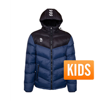 Sportus.nl Robey - Performance Padded Jas - Navy/ Zwart - Kinderen