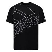 adidas T-Shirt, Rundhalsausschnitt, für Herren, dunkelgrau, L