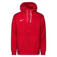 Nike Hoodie Fleece FZ Park 20 - Rood/Wit