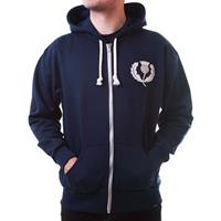 Sportus.nl Schotland 1925 Retro Rugby Zip Hoodie - Blauw