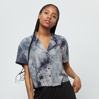 urbanclassics Urban Classics Frauen Hemd Viscose Tie Dye Resort in grau