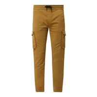 Tapered fit cargobroek met stretch