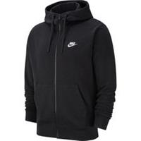 Nike Hoodie NSW Club FZ - Zwart/Wit