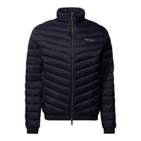 Armani Exchange Herren Daunenjacke - Mikrofaser, Logo Aufdruck, Marine