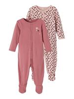 name it Schlafoverall 2er Pack Deco Rose