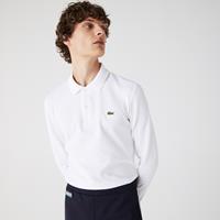 Lacoste Slim polo met lange mouwen in piquétricot