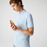 Lacoste Poloshirt Paris Pique Lichtblauw
